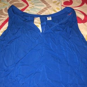 Sleeveless new with tags blue top